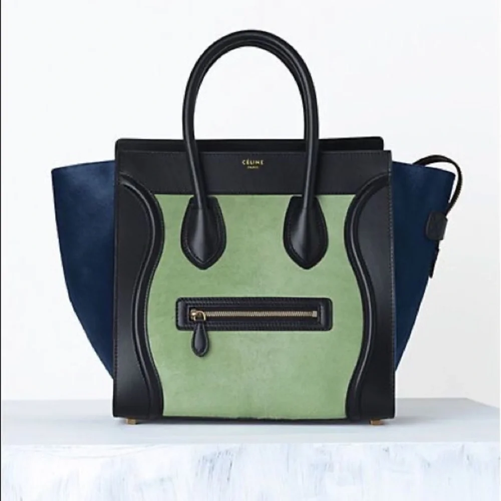 Host pick! π€©π₯³ Celine pistachio Pony hair and black leather Mini luggage bag - Picture 9 of 16